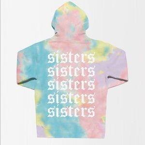 Tie Dye Sisters Apparel Rainbow Hoodie Rainbow Sherbet Hoodie